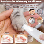 Pets Paw Hair Trimmer With LED Light Fully Waterproof