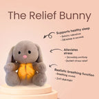 Breathing Rabbit Soothing Sensory Plush Toy With Relieve Anxiety Bunny Comforter Breathes For Newborn Conciliate