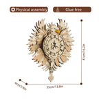Home Fashion Minimalist Hawk With His Wall Clock Puzzle Toys