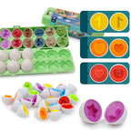 Egg Matching Toy Shape Matching Sorting Montessori Toys For Kids Children