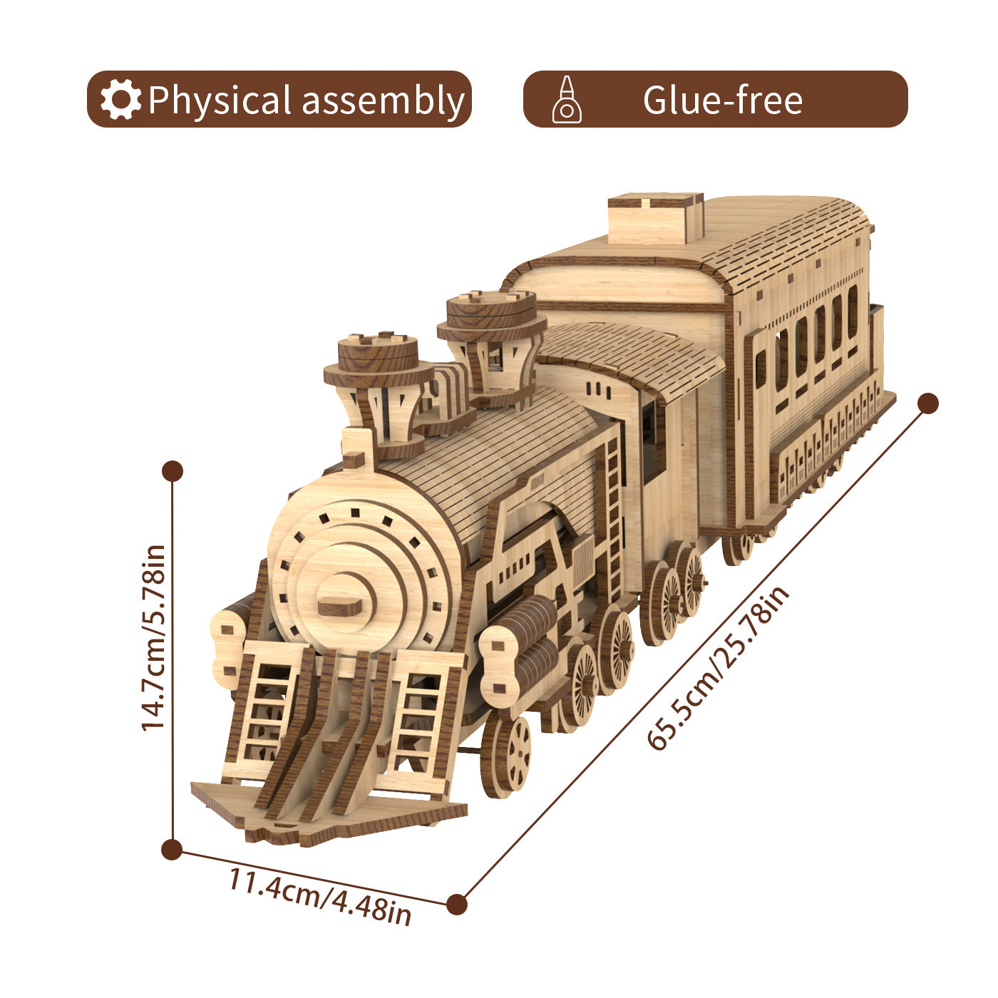 Garoustan Train Puzzle Toys