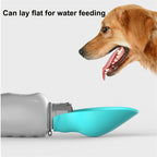 Dogs Water Bottle Portable High Capacity Leakproof Foldable Drinking Bowl 800 ml