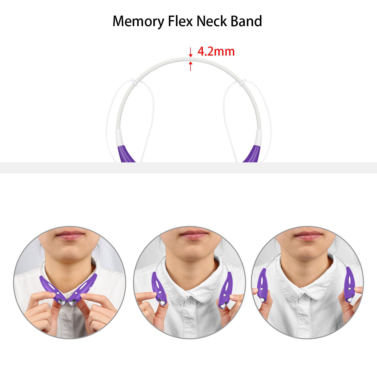 Wireless Stereo Headsets Sport Neckband Headphones