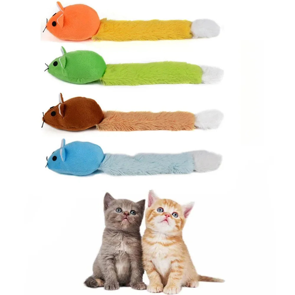 Long Tail Mouse Cat Teaser Toys