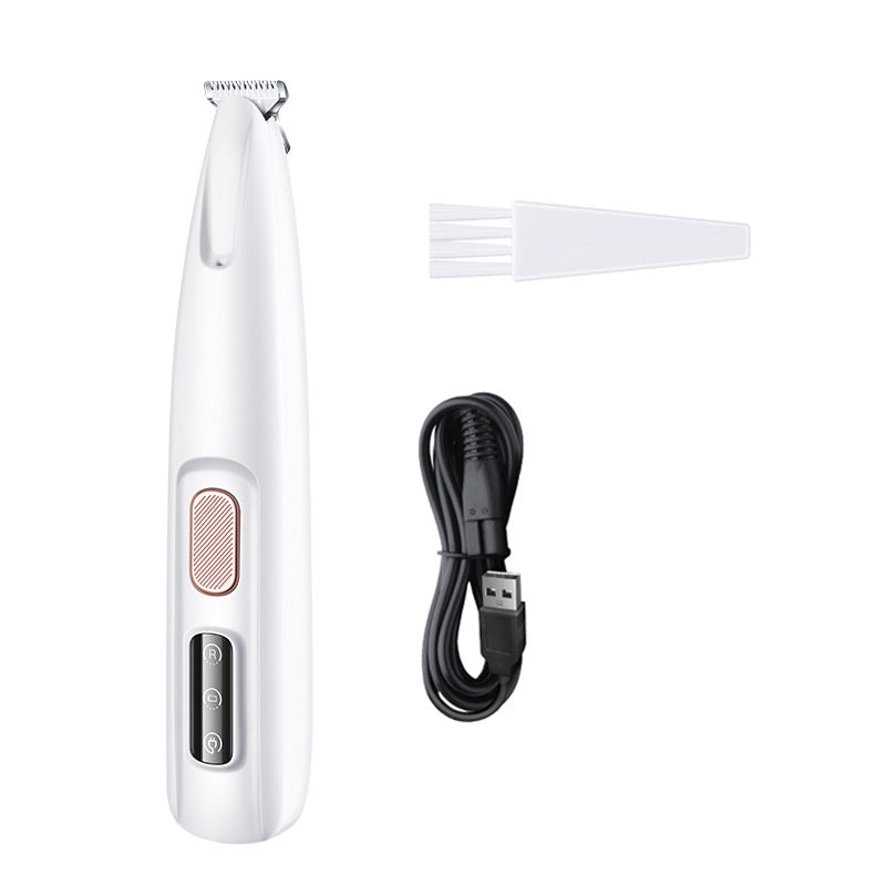 Pets Paw Hair Trimmer With LED Light Fully Waterproof