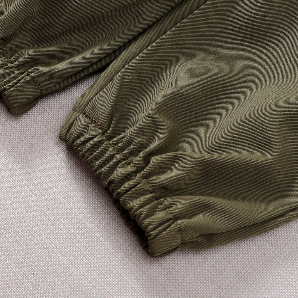 Toddler Boys Pilot Jumpsuit Army Green Long Sleeve Romper