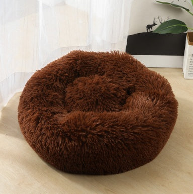Dog Beds For Small Dogs Round Plush Cat  Pet Nest Mat Puppy Beds