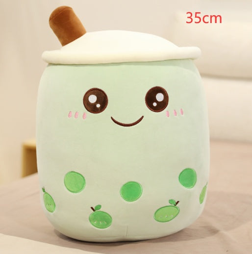 Cute Fruit Drink Plush Stuffed Soft Pillow Cushion