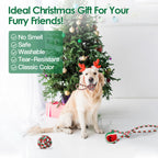 Set Of 5Pcs Christmas  Rope Chew Toys For Dogs
