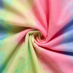 Toddler Girls Long Sleeve Tie Dye Hooded Dress Adorable & Comfortable Daily Wear For Kids