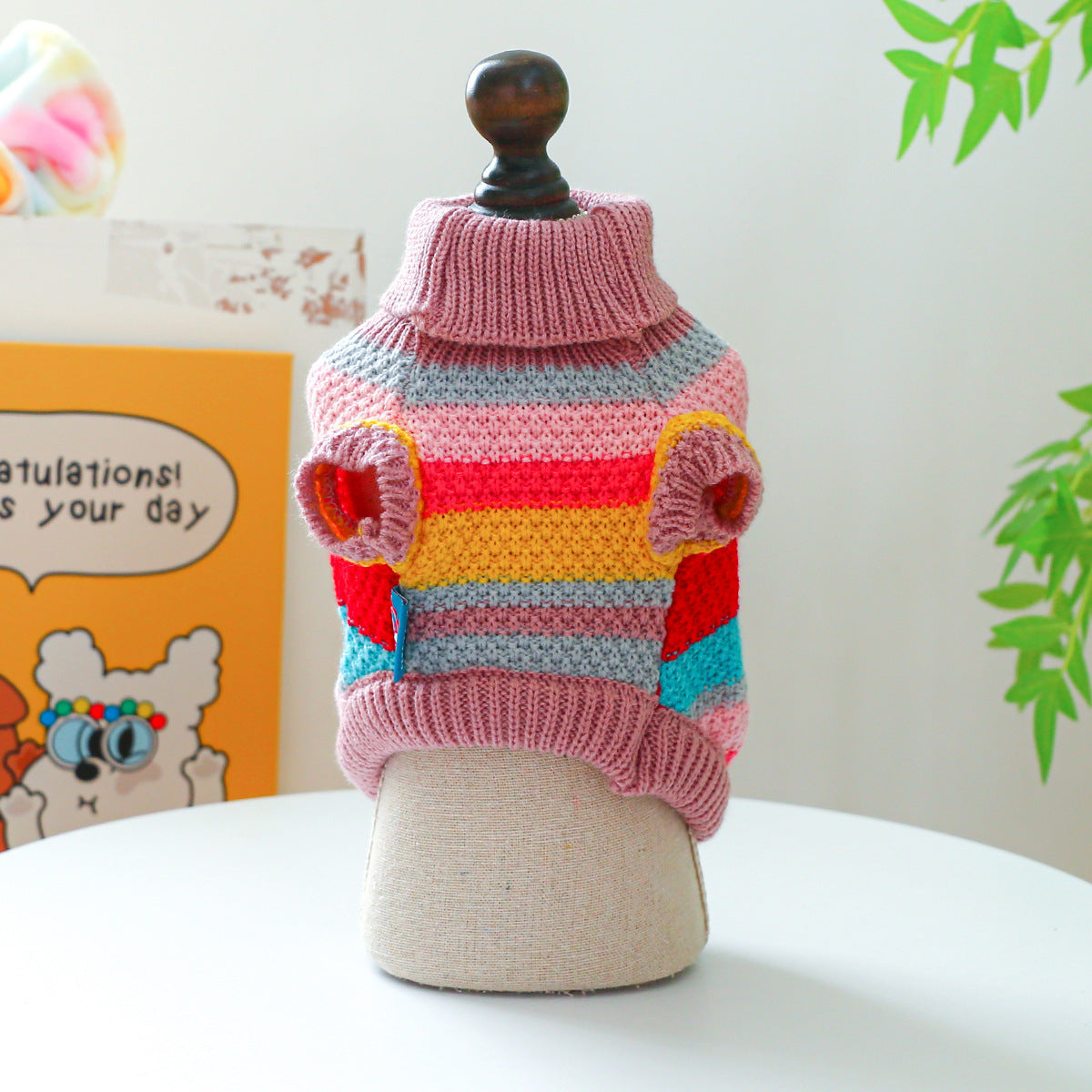 Colorful Sweater for pet