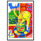 Henri Matisse the Cat With Red Fishes 1914 Poster