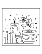 E-Coloring Book - Cozy Hygge Coloring Book