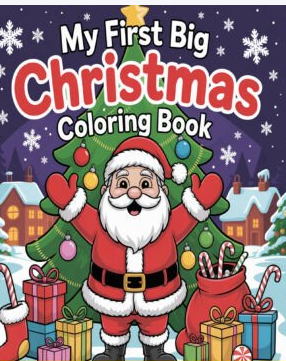 E Coloring Book - My First Big Christmas Coloring Book